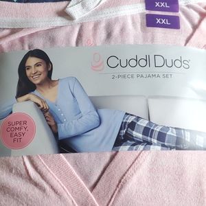 Cuddle Duds 2 pc Pajama Set